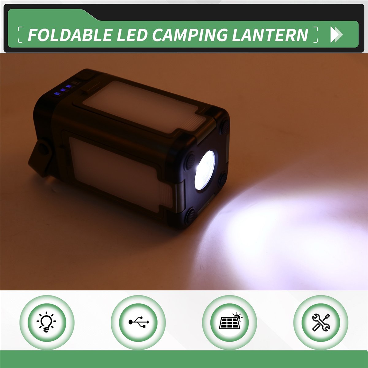 X08A Katlanabilir LED Kamp Fen - Power Outage Light incelemesi ve fiyatı