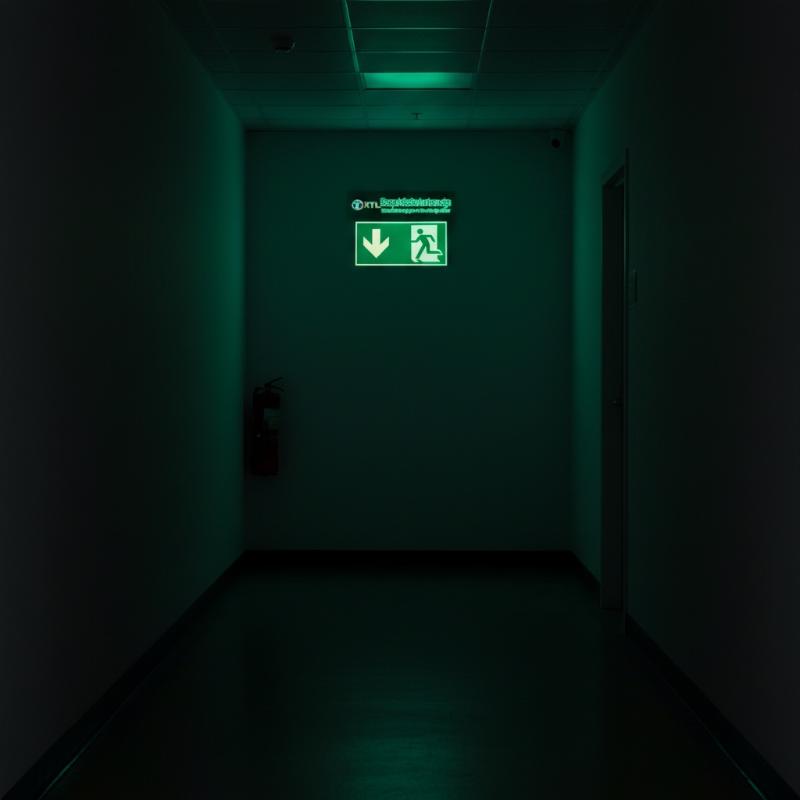 1 sayfalık karanlıkta parlayan - Emergency Exit Sign incelemesi ve fiyatı