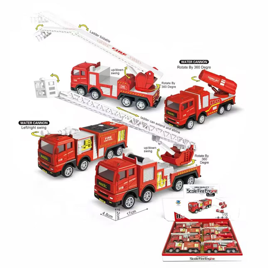 1 adet-Alaşım itfaiye aracı 1: - Fire Escape Ladder incelemesi ve fiyatı