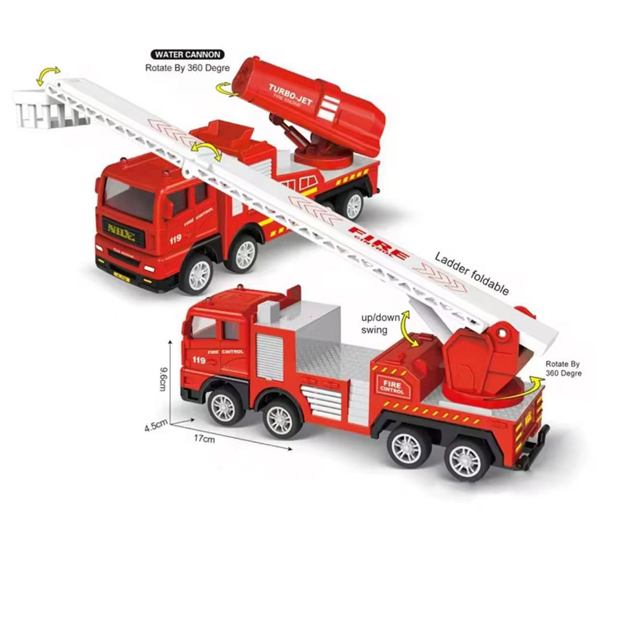 1 adet-Alaşım itfaiye aracı 1: - Fire Escape Ladder incelemesi ve fiyatı
