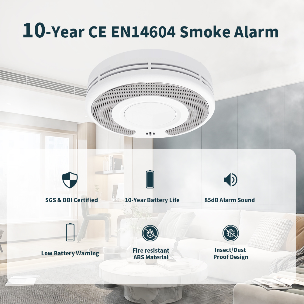Bağımsız Duman Alarmı, 10 Yıll - Smoke Detector Interconnected incelemesi ve fiyatı