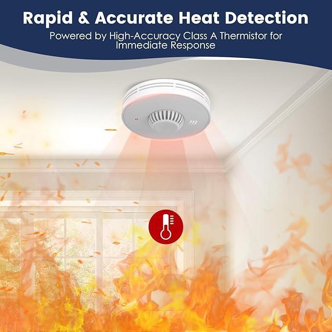 10 Yıllık Kapalı Li-Pil ile Ka - Smoke Detector Interconnected incelemesi ve fiyatı